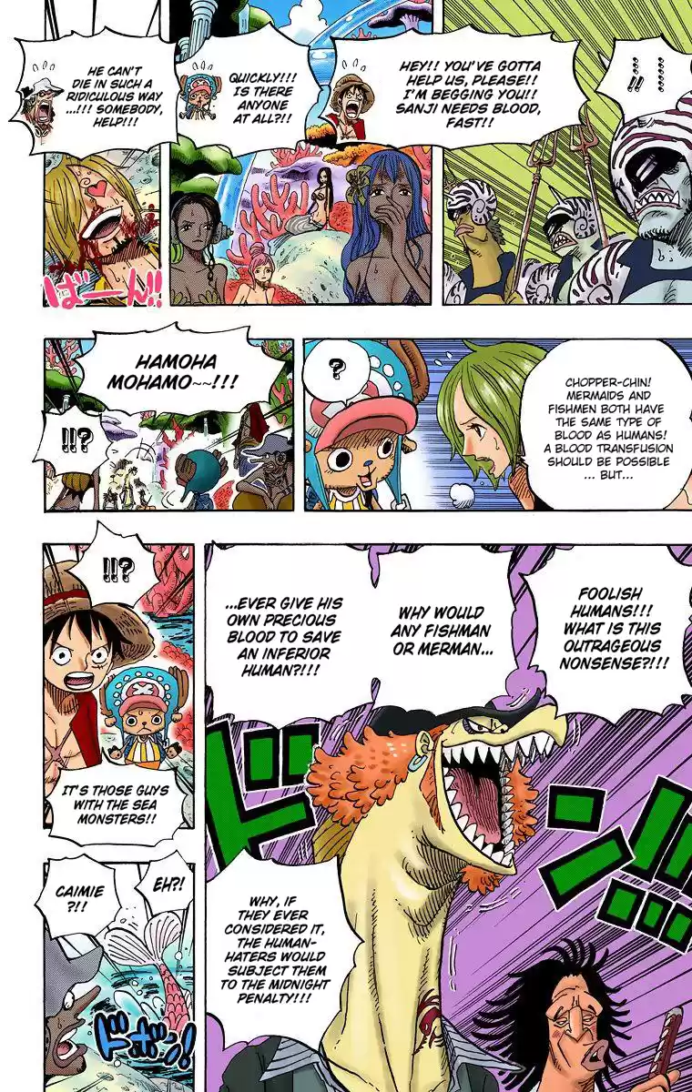 One Piece - Digital Colored Comics Vol.62 Chapter 609: Adventure On Fishman Island
