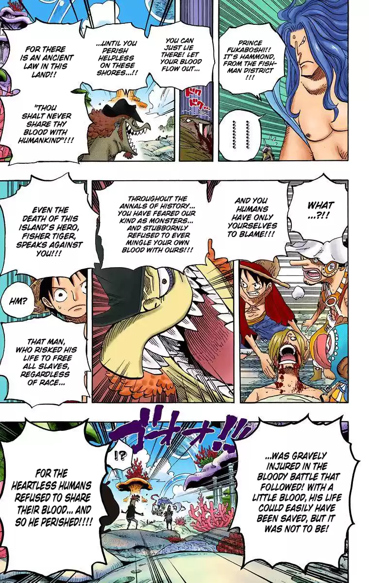 One Piece - Digital Colored Comics Vol.62 Chapter 609: Adventure On Fishman Island