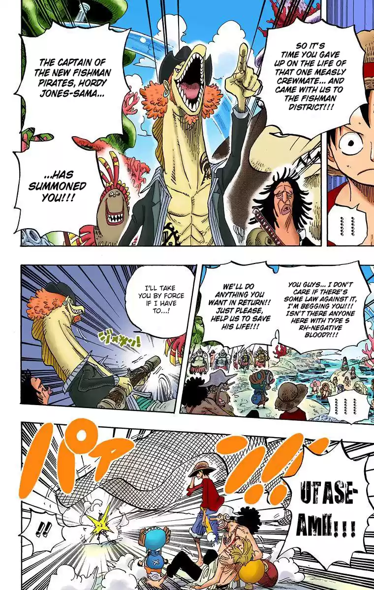 One Piece - Digital Colored Comics Vol.62 Chapter 609: Adventure On Fishman Island