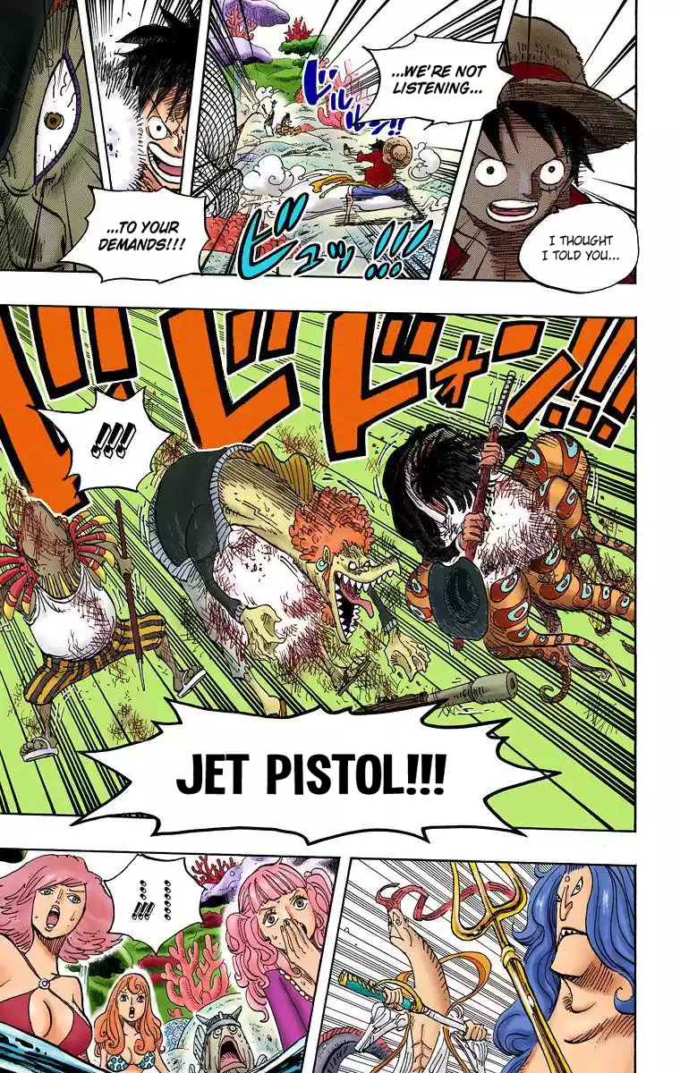 One Piece - Digital Colored Comics Vol.62 Chapter 609: Adventure On Fishman Island