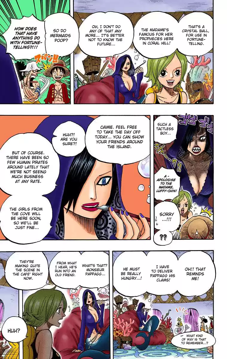 One Piece - Digital Colored Comics Vol.62 Chapter 610: Fortune-Teller Madam Shirley