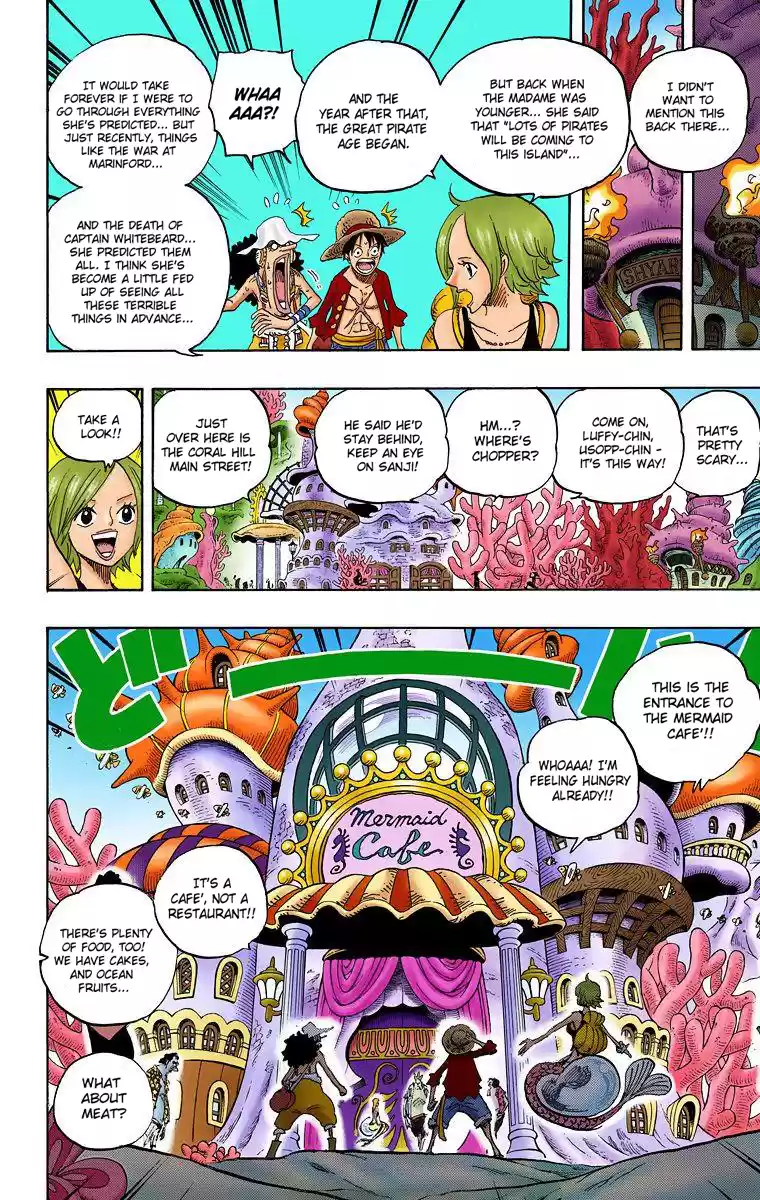 One Piece - Digital Colored Comics Vol.62 Chapter 610: Fortune-Teller Madam Shirley