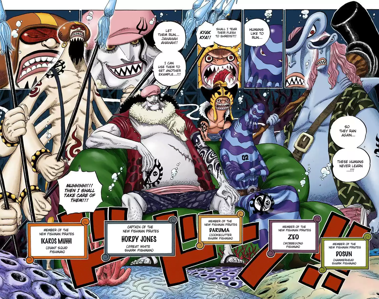 One Piece - Digital Colored Comics Vol.62 Chapter 611: Hordy Jones