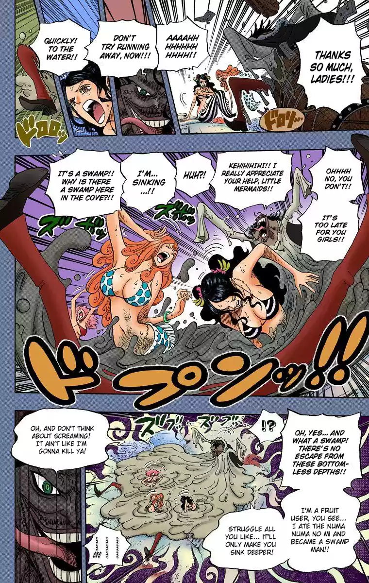 One Piece - Digital Colored Comics Vol.62 Chapter 612: Led By The Shark They Saved
