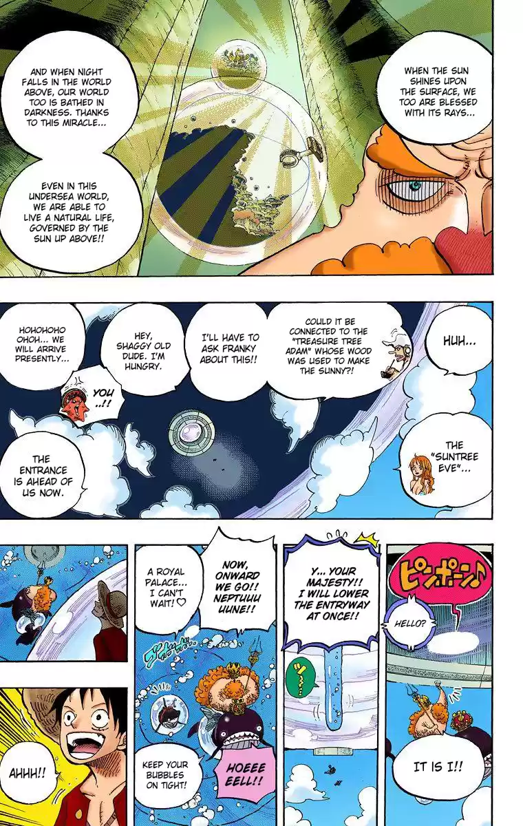 One Piece - Digital Colored Comics Vol.62 Chapter 612: Led By The Shark They Saved