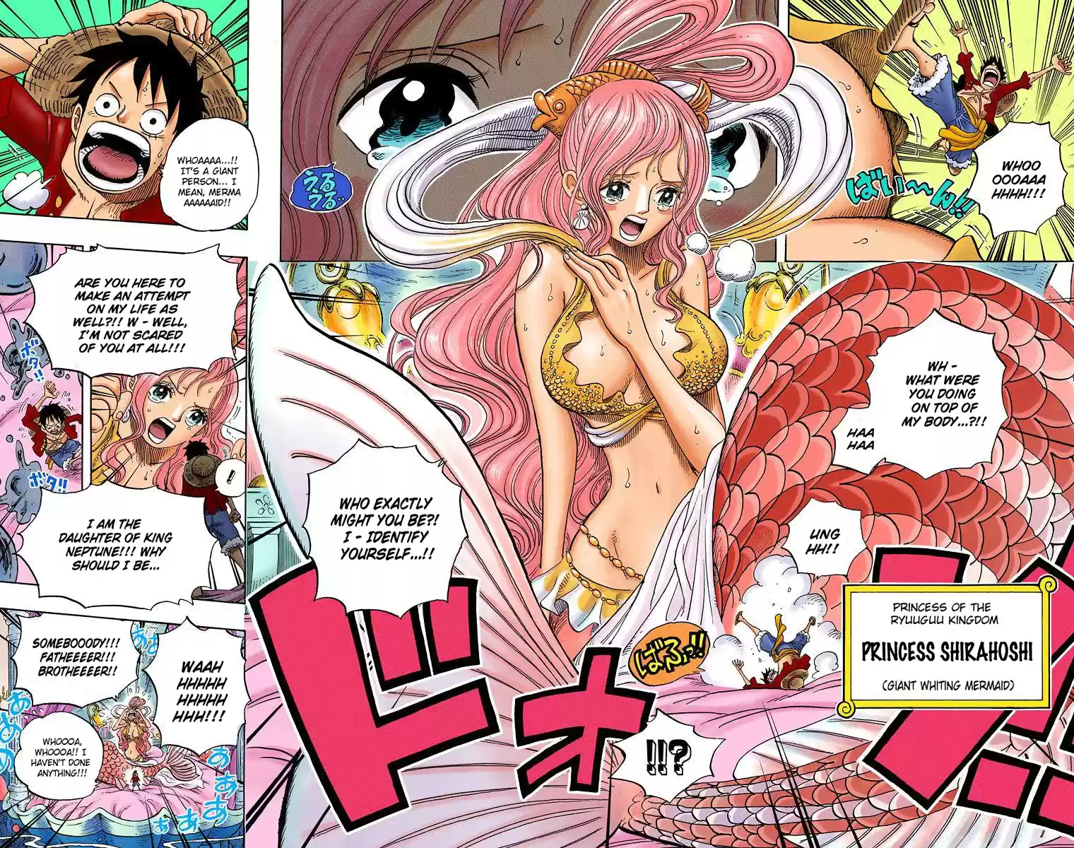 One Piece - Digital Colored Comics Vol.62 Chapter 612: Led By The Shark They Saved
