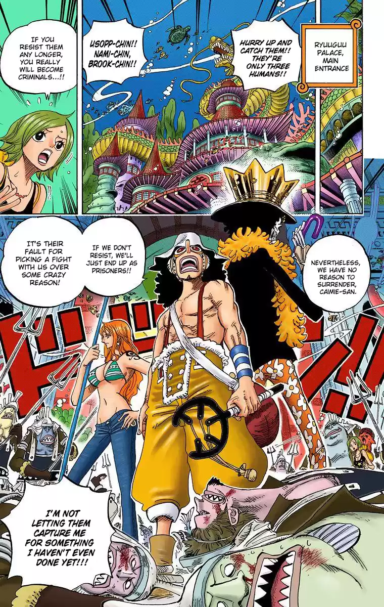 One Piece - Digital Colored Comics Vol.62 Chapter 613: The Mermaid Princess In Hard Shell Tower