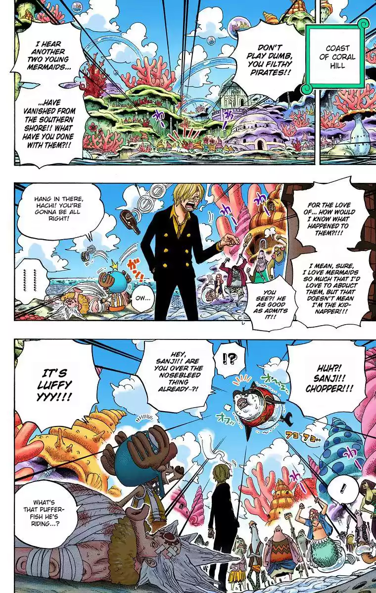 One Piece - Digital Colored Comics Vol.63 Chapter 617: Major Incident On Coral Hill
