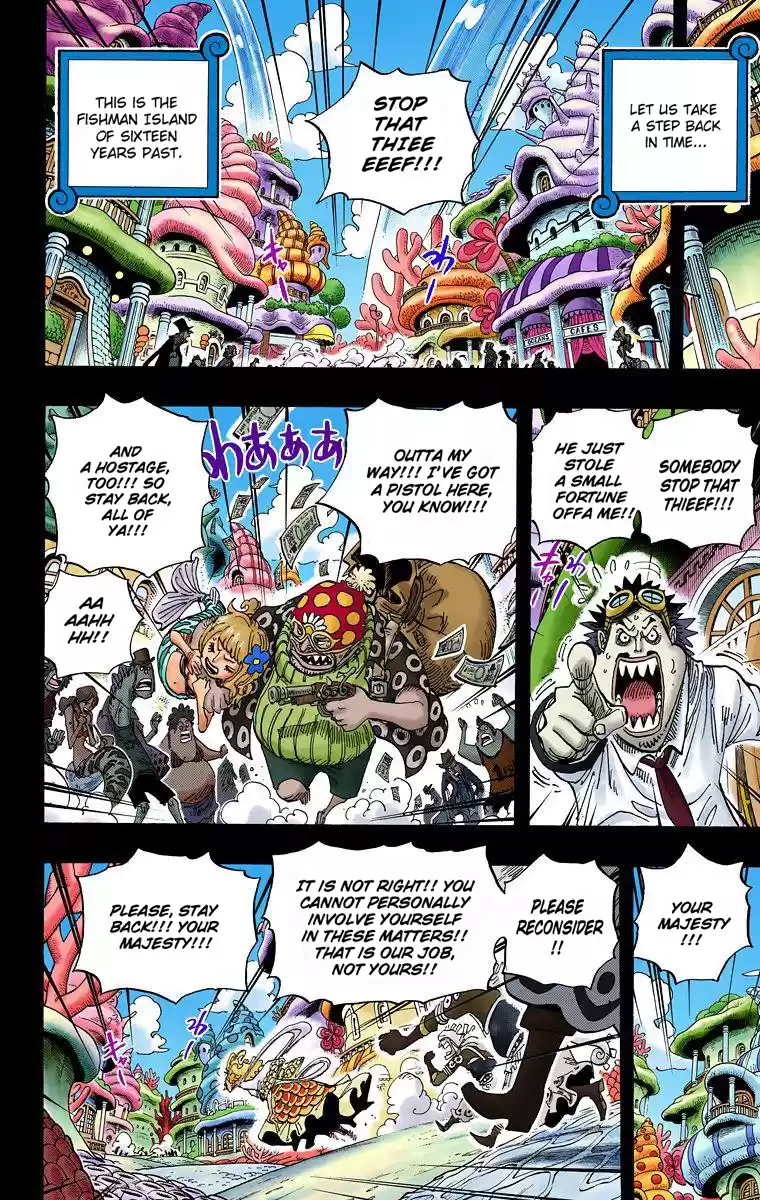 One Piece - Digital Colored Comics Vol.63 Chapter 621: Otohime And Tiger