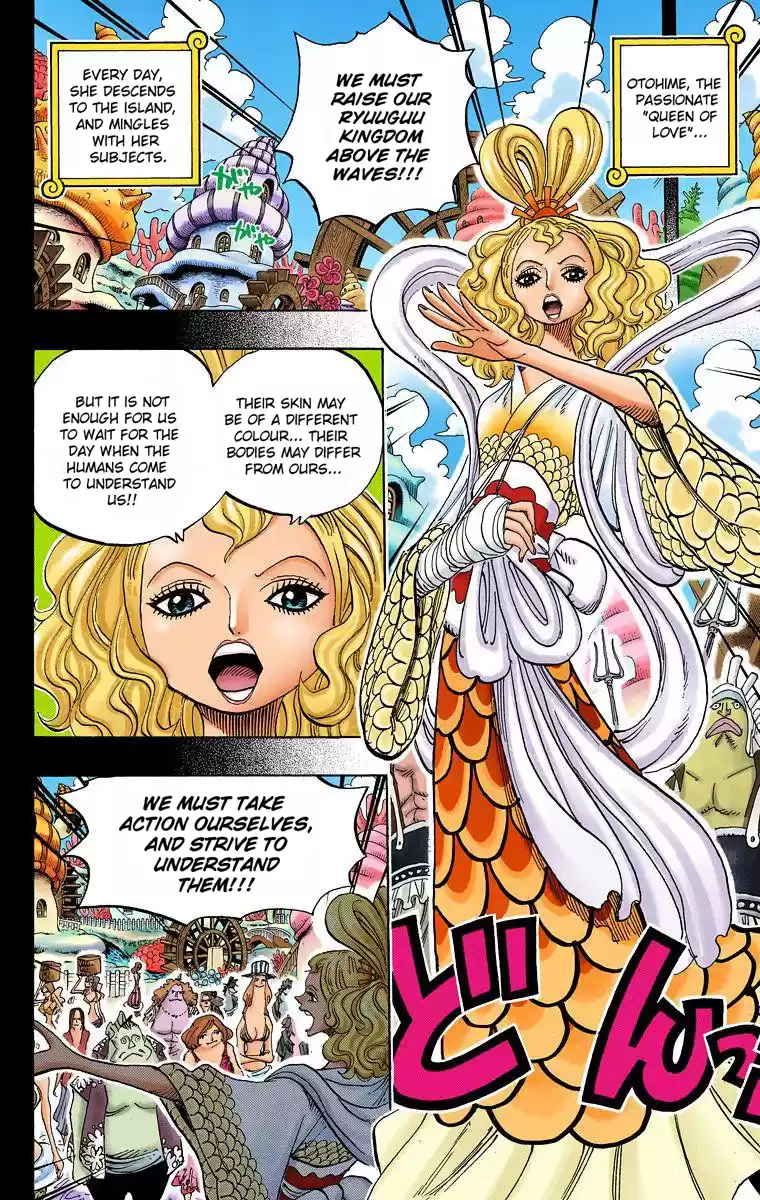One Piece - Digital Colored Comics Vol.63 Chapter 621: Otohime And Tiger