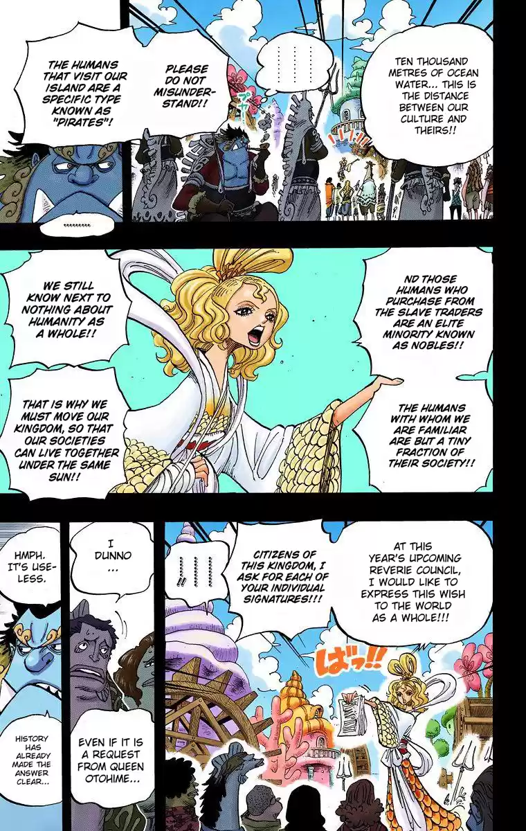 One Piece - Digital Colored Comics Vol.63 Chapter 621: Otohime And Tiger