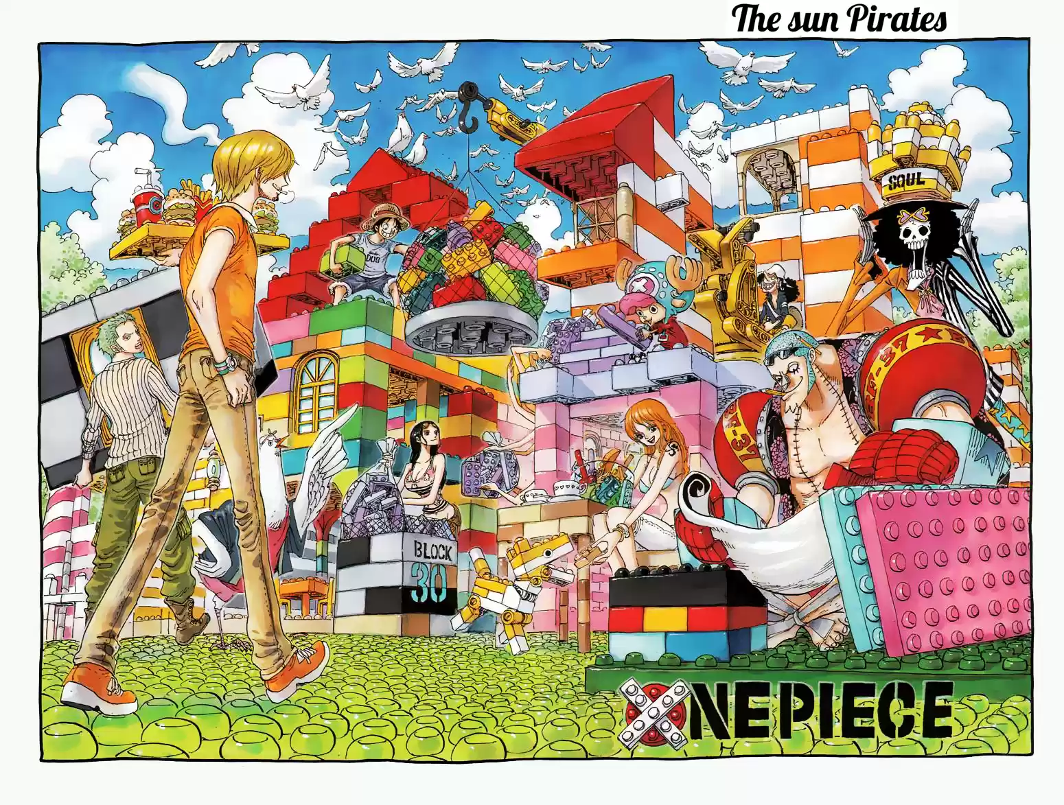 One Piece - Digital Colored Comics Vol.63 Chapter 622: The Sun Pirates