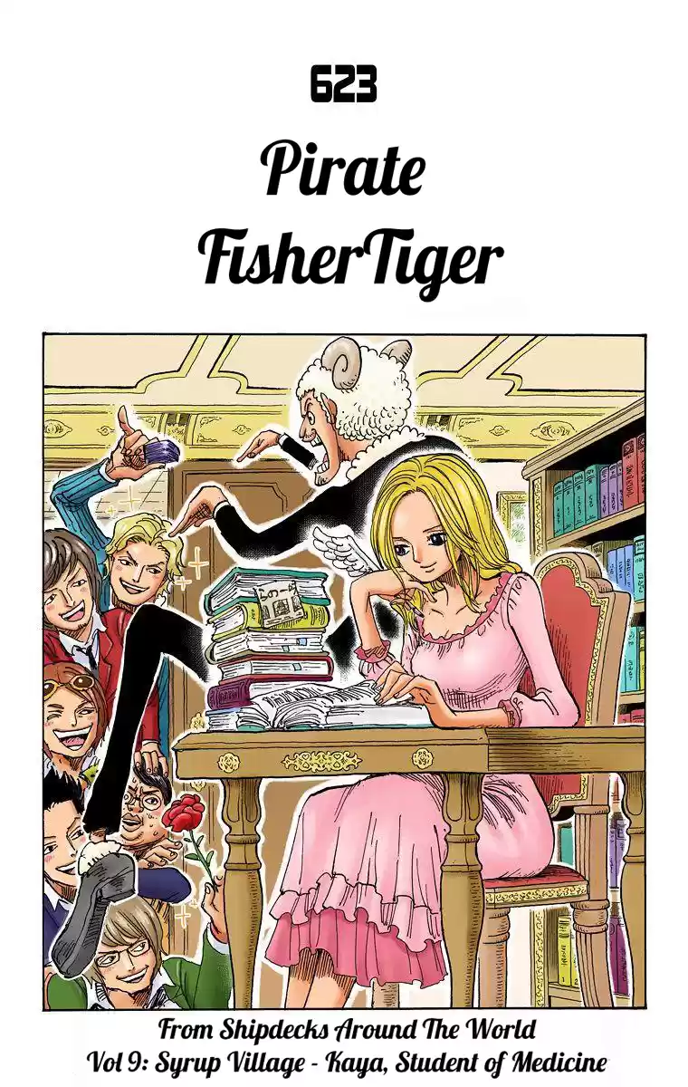 One Piece - Digital Colored Comics Vol.63 Chapter 623: Pirate Fisher Tiger
