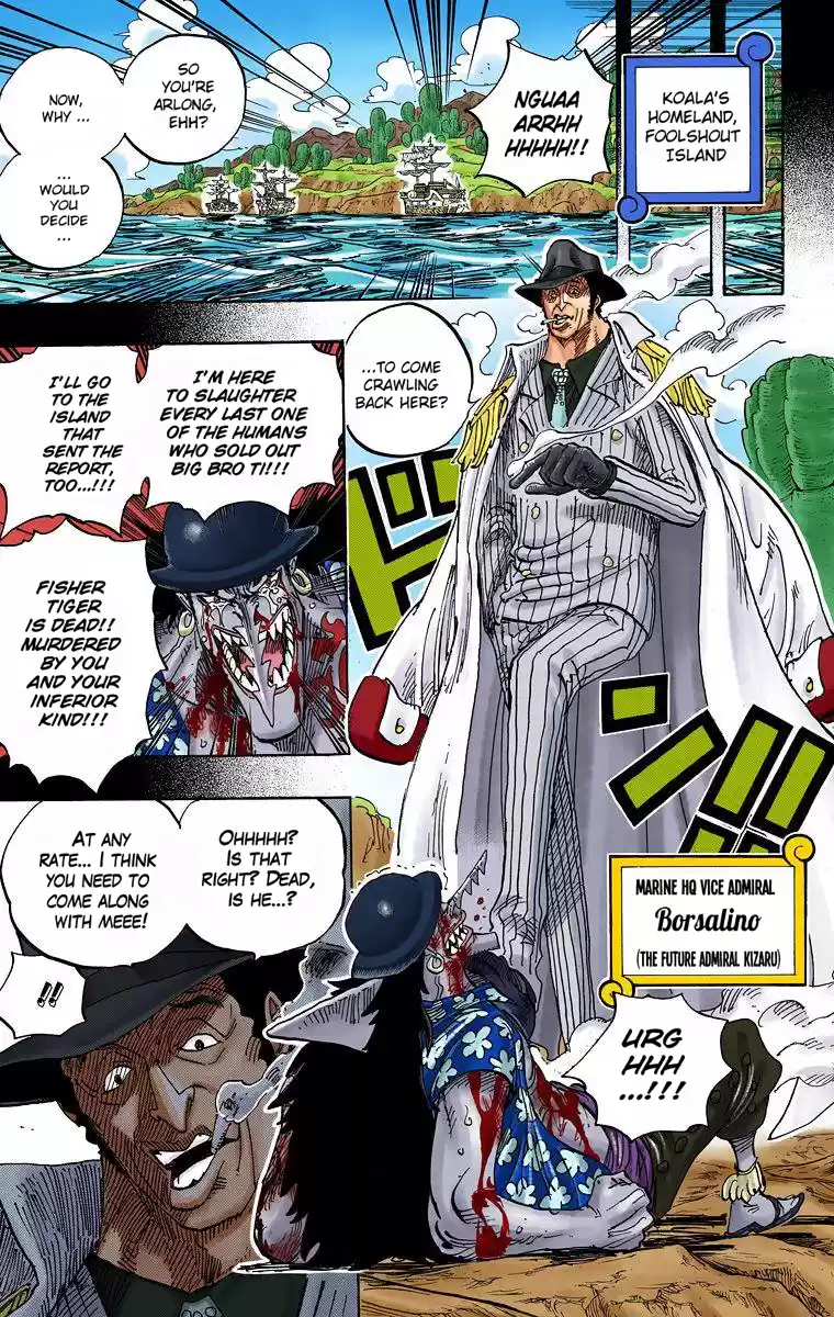 One Piece - Digital Colored Comics Vol.63 Chapter 623: Pirate Fisher Tiger