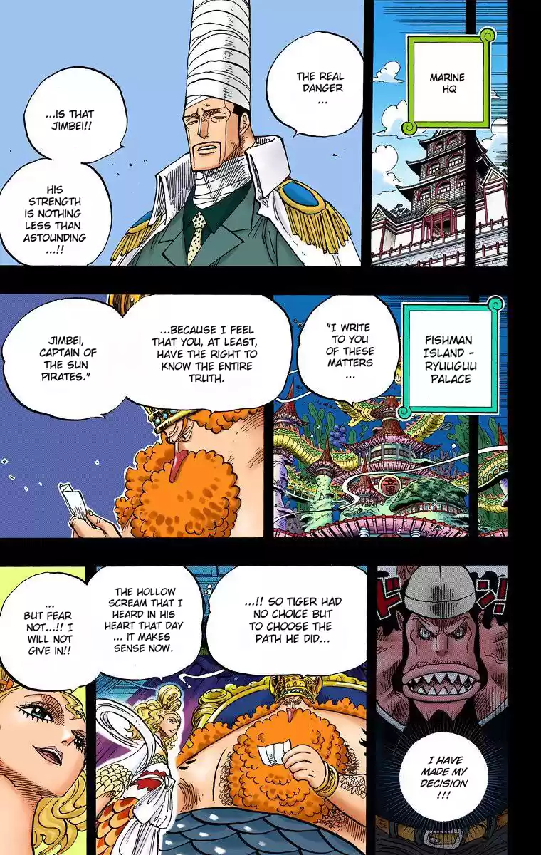 One Piece - Digital Colored Comics Vol.63 Chapter 624: Queen Otohime