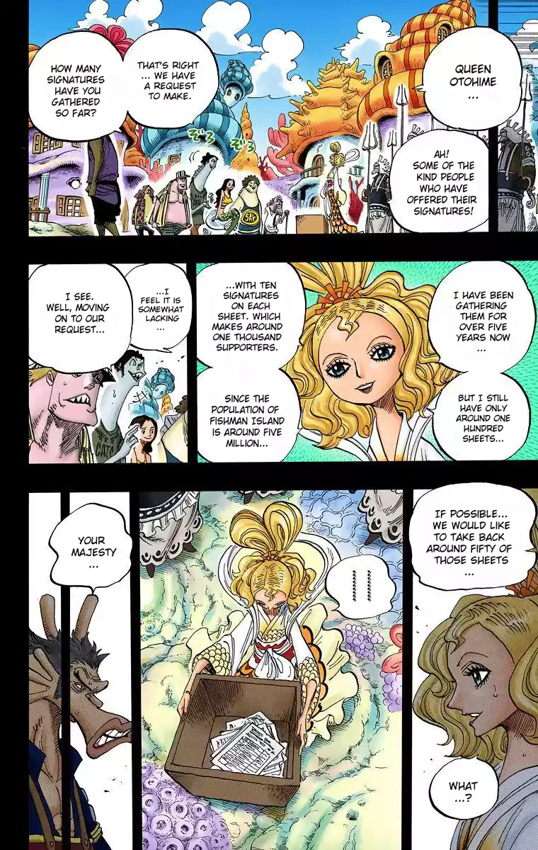 One Piece - Digital Colored Comics Vol.63 Chapter 624: Queen Otohime
