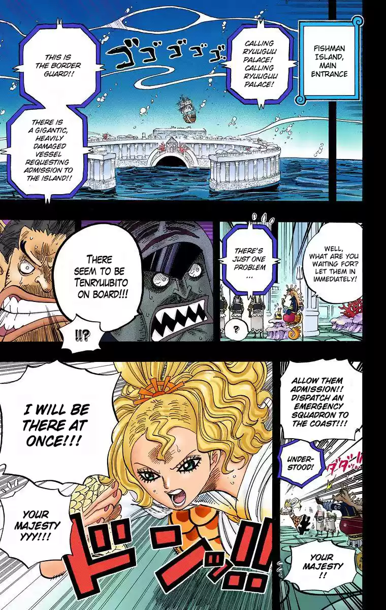One Piece - Digital Colored Comics Vol.63 Chapter 624: Queen Otohime