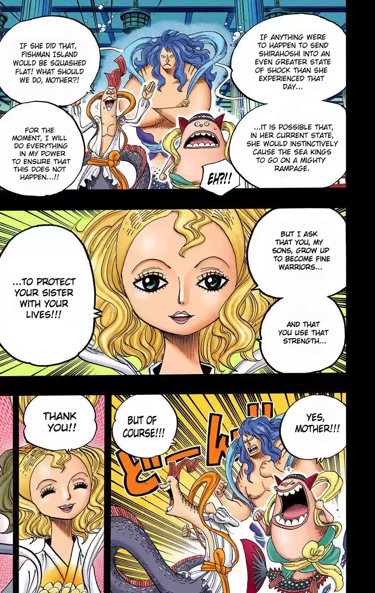 One Piece - Digital Colored Comics Vol.63 Chapter 626: The Three Neptune Brothers