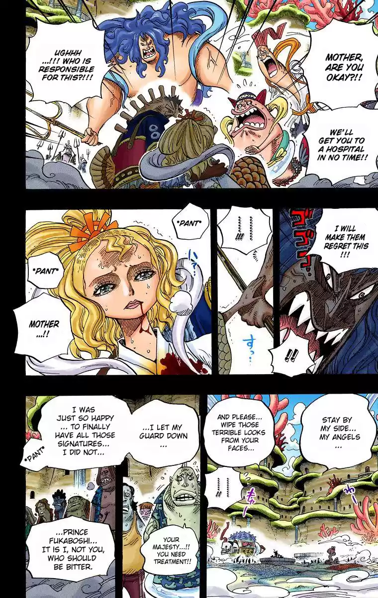 One Piece - Digital Colored Comics Vol.63 Chapter 626: The Three Neptune Brothers