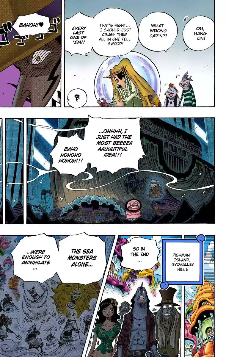 One Piece - Digital Colored Comics Vol.64 Chapter 631: Gyoncorde Plaza