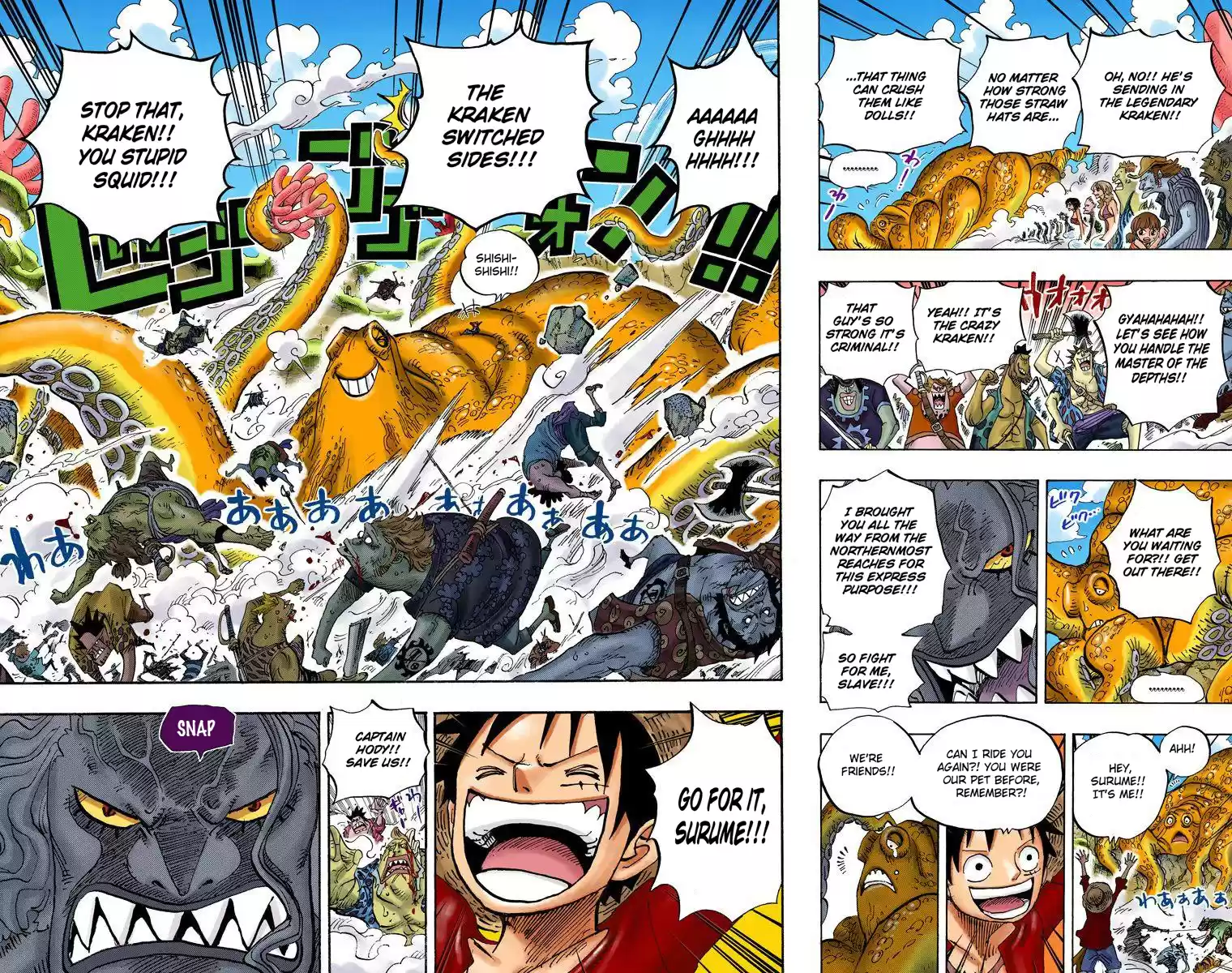 One Piece - Digital Colored Comics Vol.64 Chapter 635: So Disgusting It Makes Me Fly