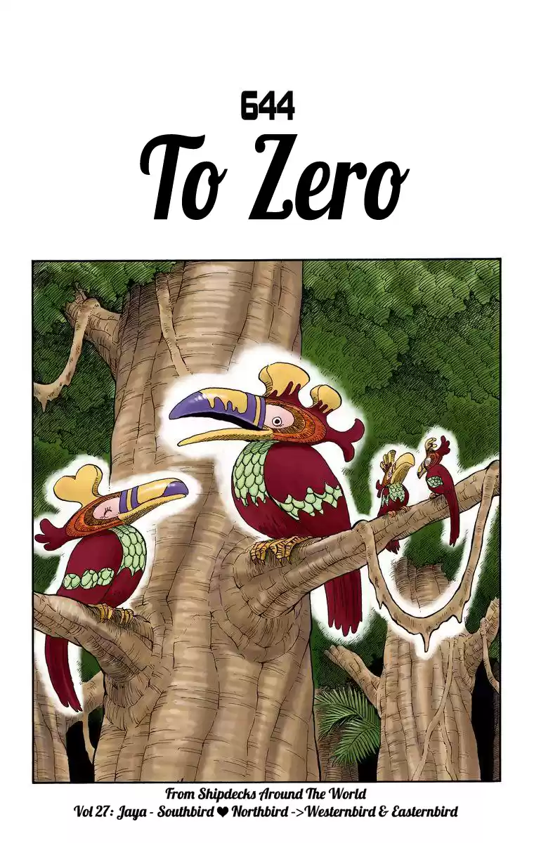 One Piece - Digital Colored Comics Vol.65 Chapter 644: To Zero
