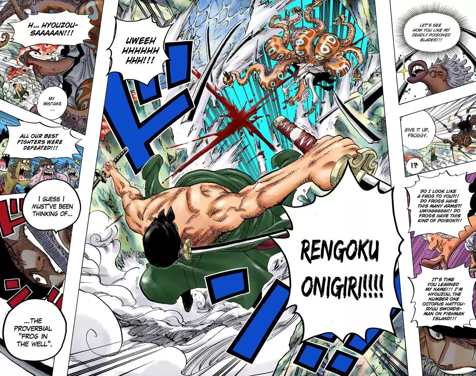 One Piece - Digital Colored Comics Vol.65 Chapter 646: Frog