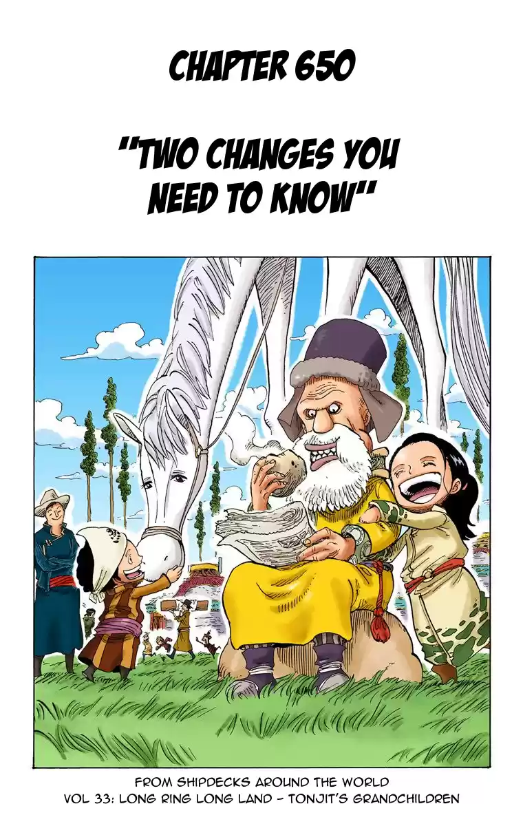 One Piece - Digital Colored Comics Vol.66 Chapter 650: Two Changes You Need To Know