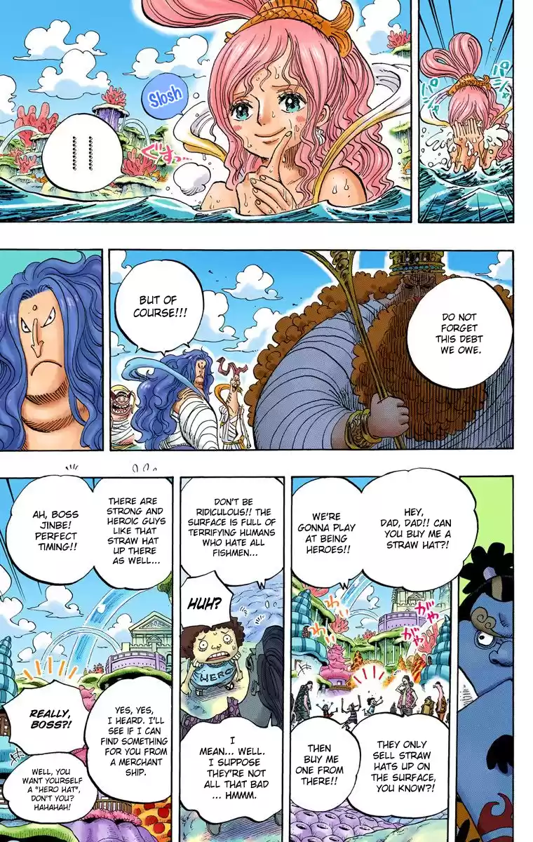 One Piece - Digital Colored Comics Vol.66 Chapter 653: The Hero's Hat