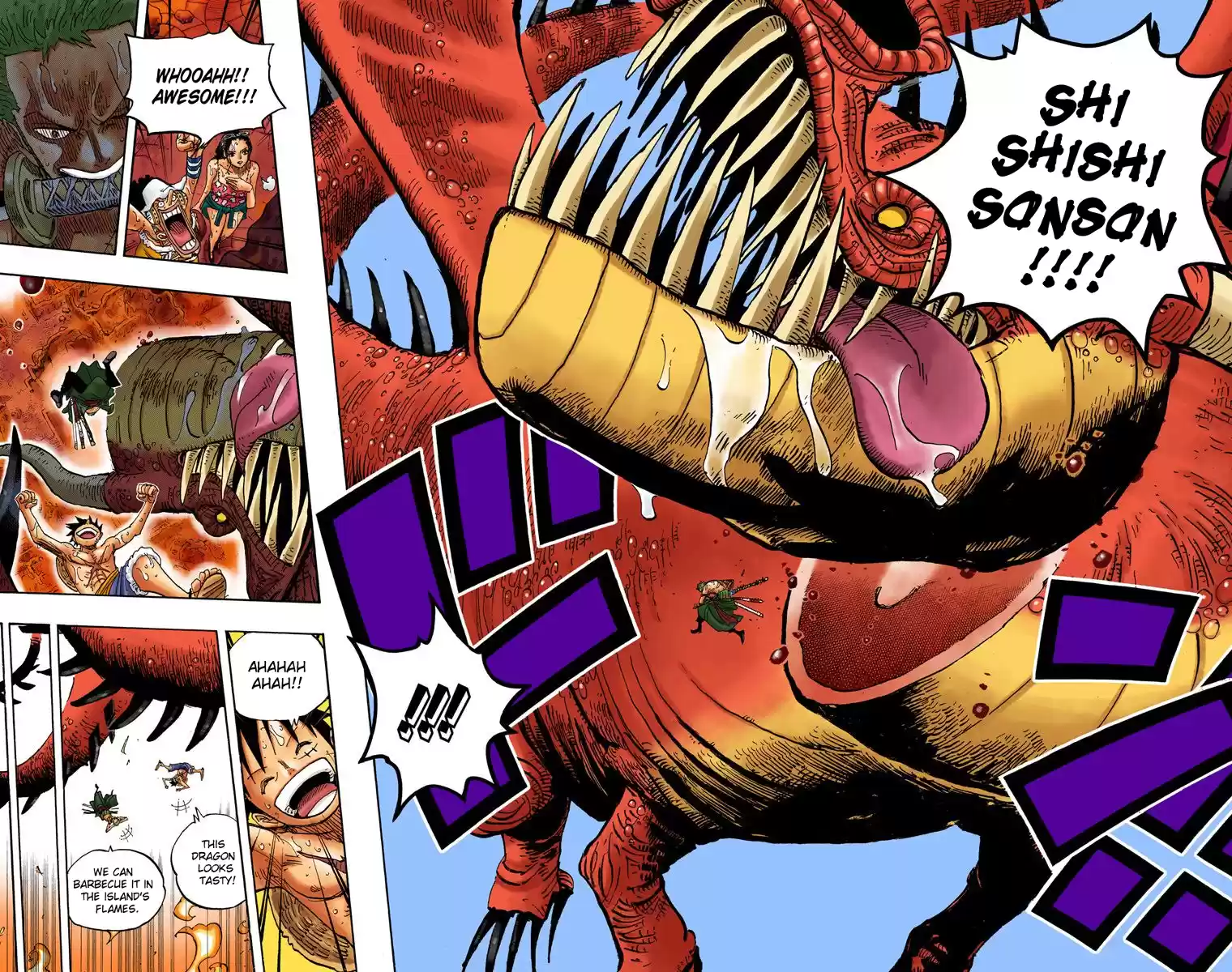 One Piece - Digital Colored Comics Vol.66 Chapter 656: Adventure On The Burning Island