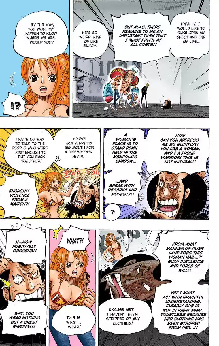 One Piece - Digital Colored Comics Vol.67 Chapter 657: Severed Head