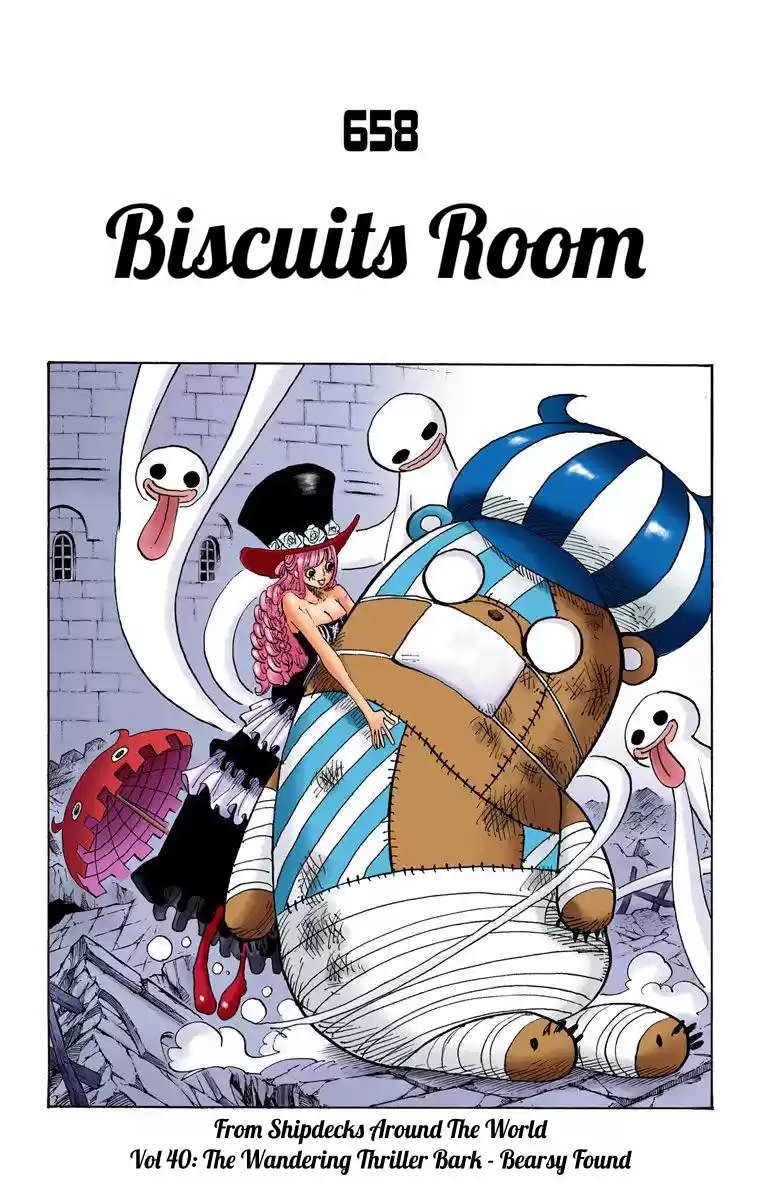 One Piece - Digital Colored Comics Vol.67 Chapter 658: Biscuits Room