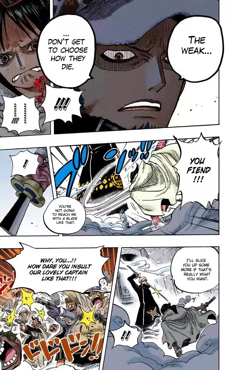 One Piece - Digital Colored Comics Vol.67 Chapter 662: Shichibukai Law Vs. Vice Admiral Smoker