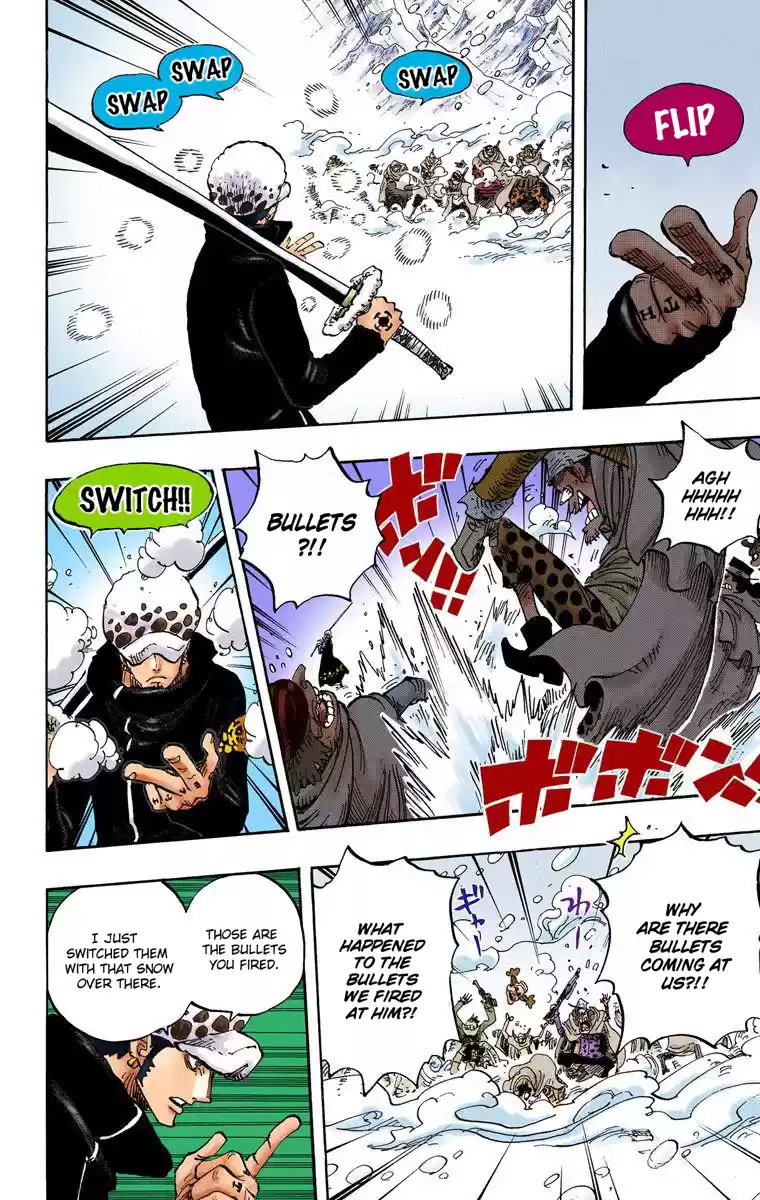 One Piece - Digital Colored Comics Vol.67 Chapter 662: Shichibukai Law Vs. Vice Admiral Smoker