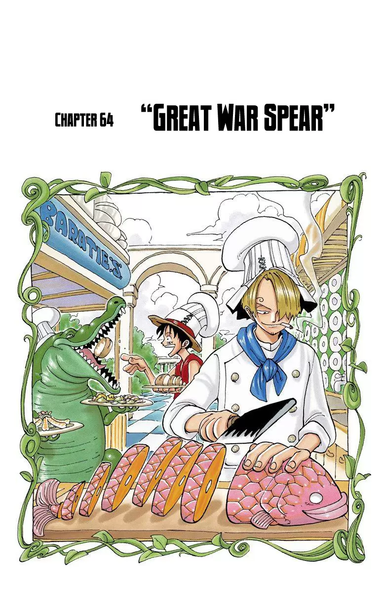 One Piece - Digital Colored Comics Vol.8 Chapter 64: Great War Spear