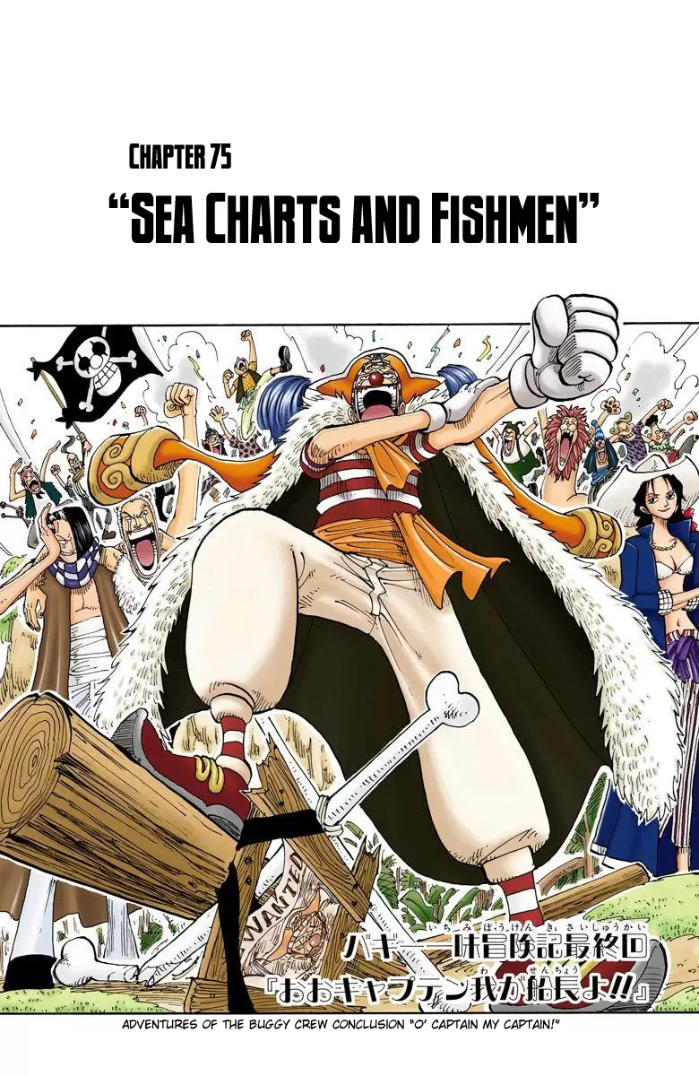 One Piece - Digital Colored Comics Vol.9 Chapter 75: Sea Charts And Fish Men