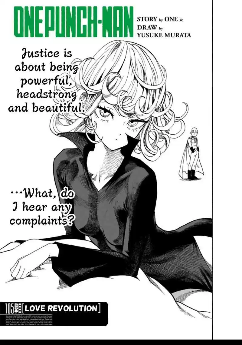 One Punch Man Ch. 105 Love Revolution