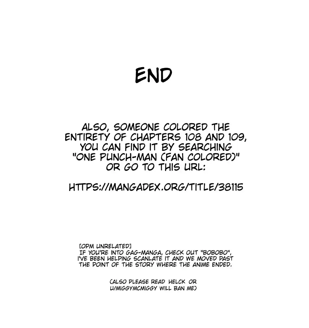 One Punch Man Ch. 110 Atomic Samurai