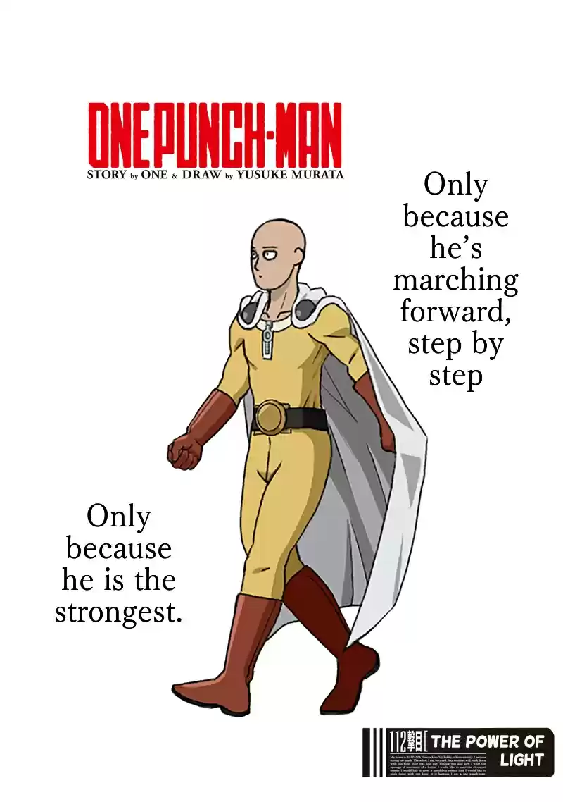 One Punch Man Ch. 112 The Power of Light