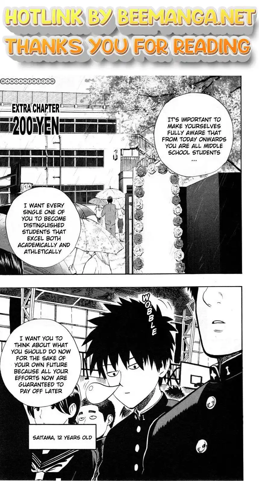 One Punch Man Chapter 10.5