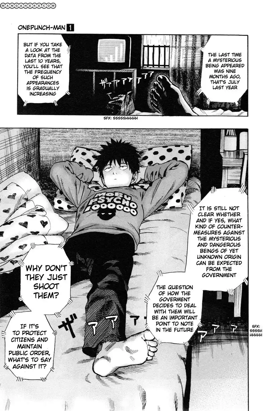 One Punch Man Chapter 10.5