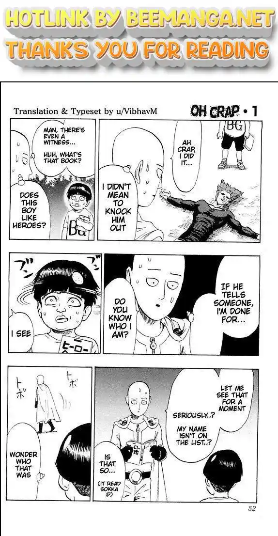 One Punch Man Chapter 87.5