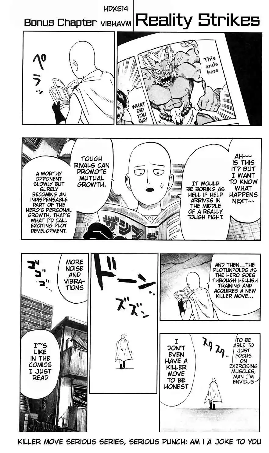 One Punch Man Vol. 19 Ch. 94.5 Bonus