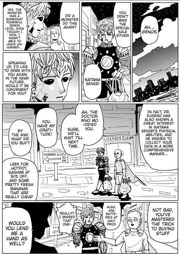 One Punch Man (Webcomic/Original) Ch. 119