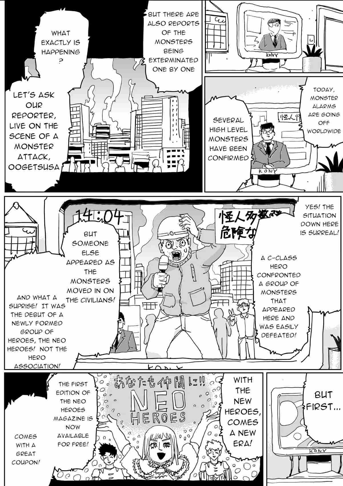 One Punch Man (Webcomic/Original) Ch. 126