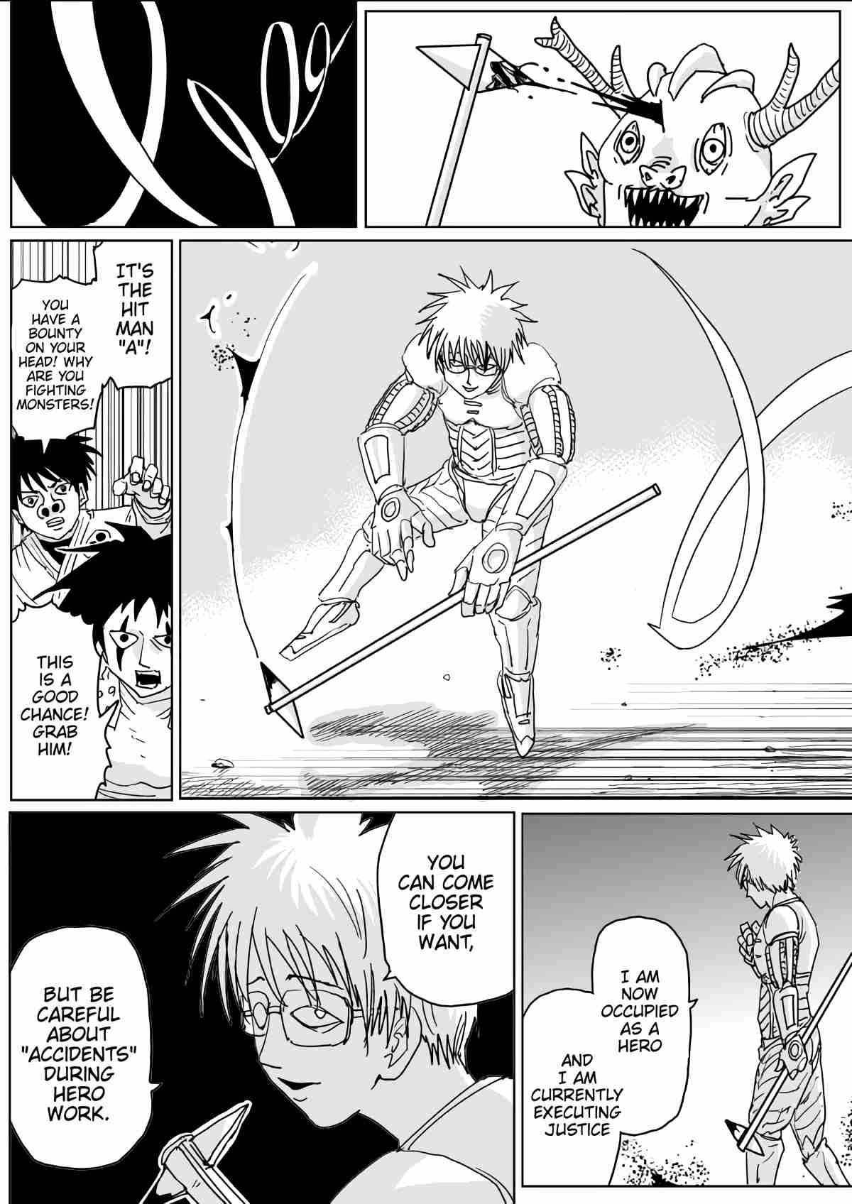 One Punch Man (Webcomic/Original) Ch. 127