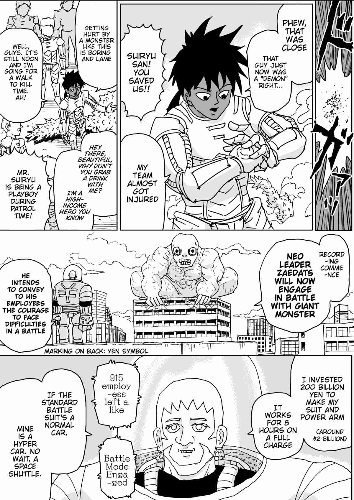 One Punch Man (Webcomic/Original) Ch. 127