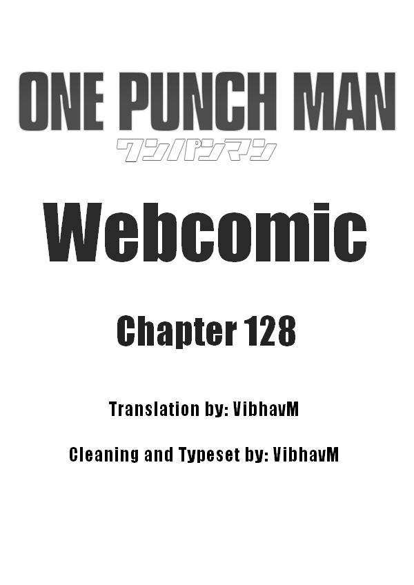 One Punch Man (Webcomic/Original) Ch. 128