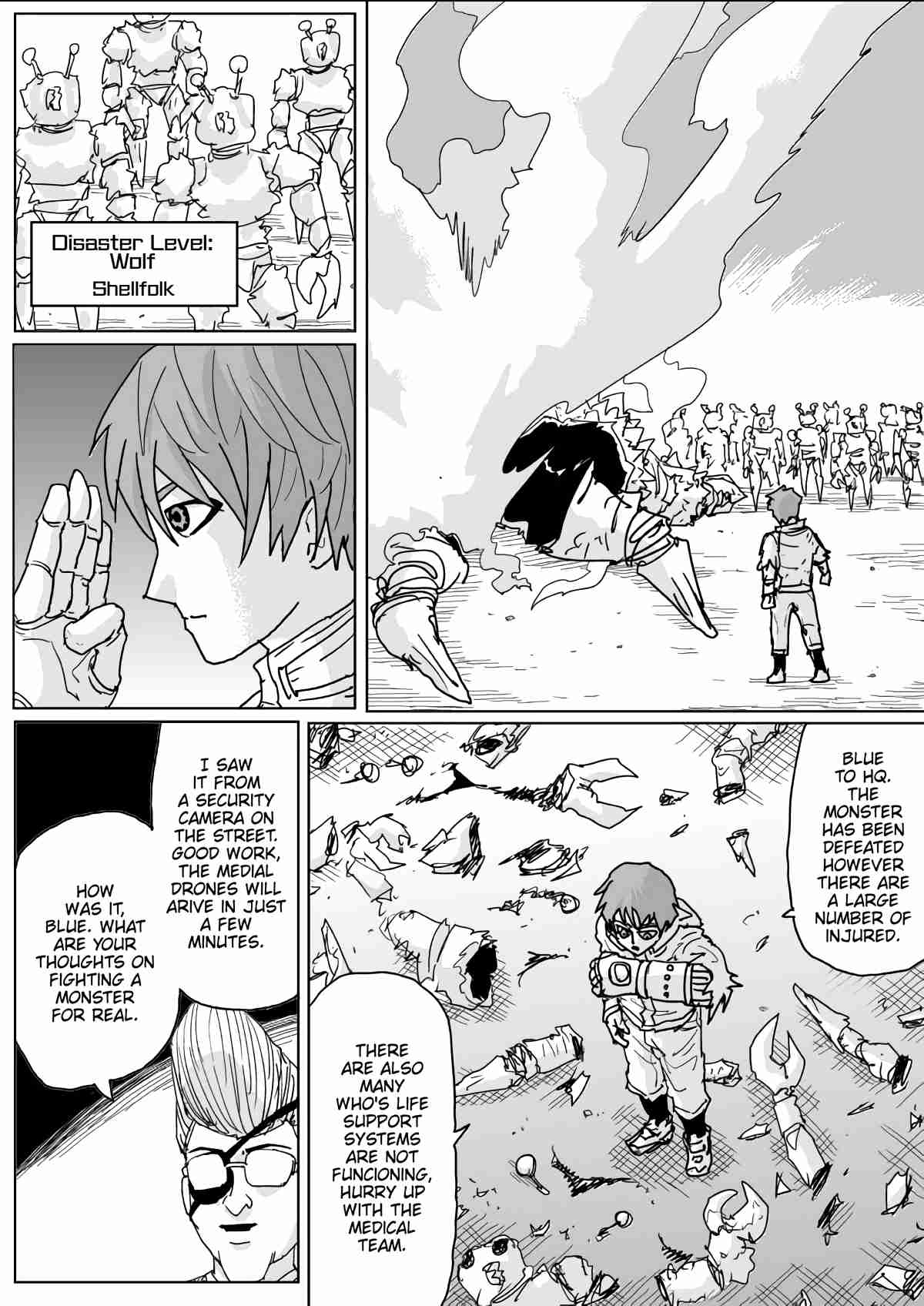 One Punch Man (Webcomic/Original) Ch. 128