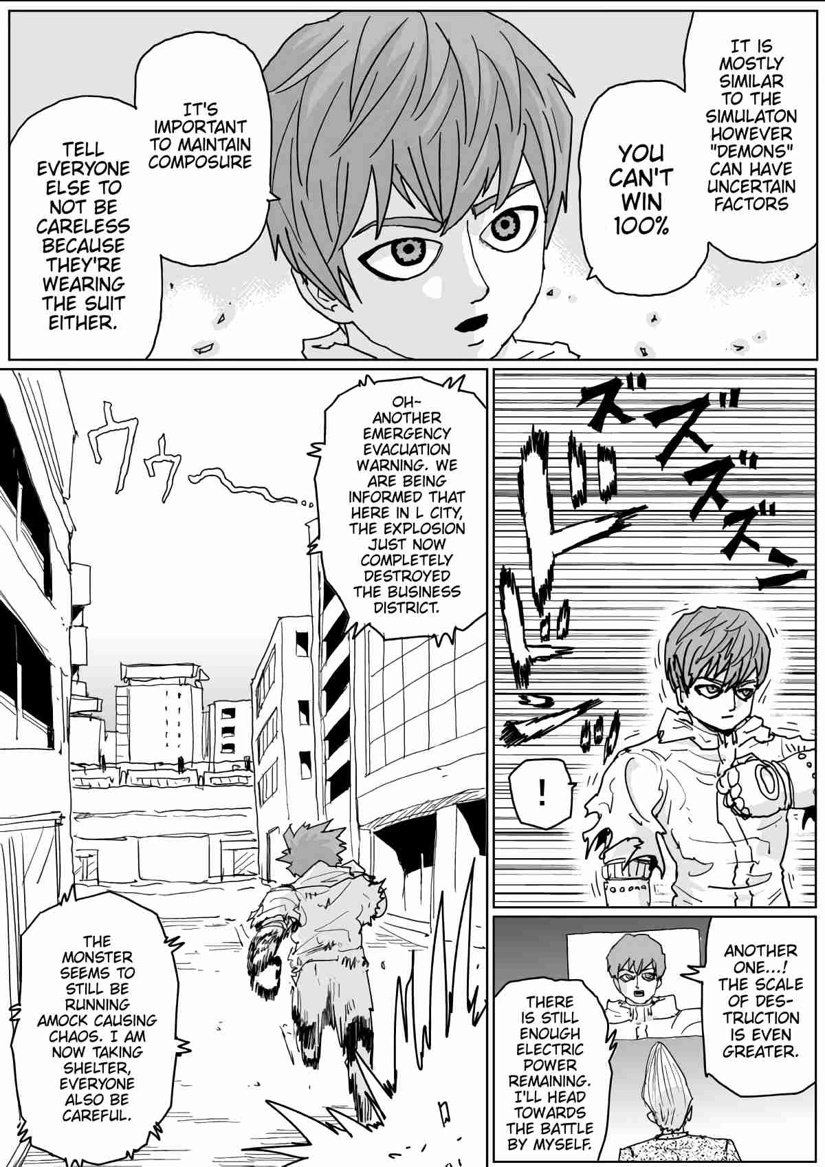 One Punch Man (Webcomic/Original) Ch. 128